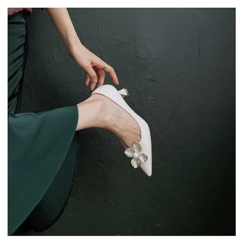 Giày Cao Gót Thiết Kế Thanh Lịch Thời Trang Pháp Cho Nữ