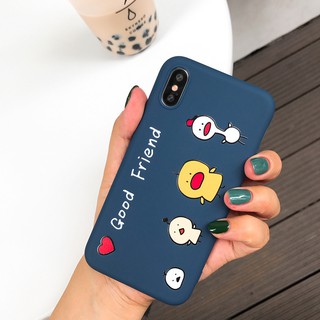 Ốp silicon vịt Good Friend cho iphone