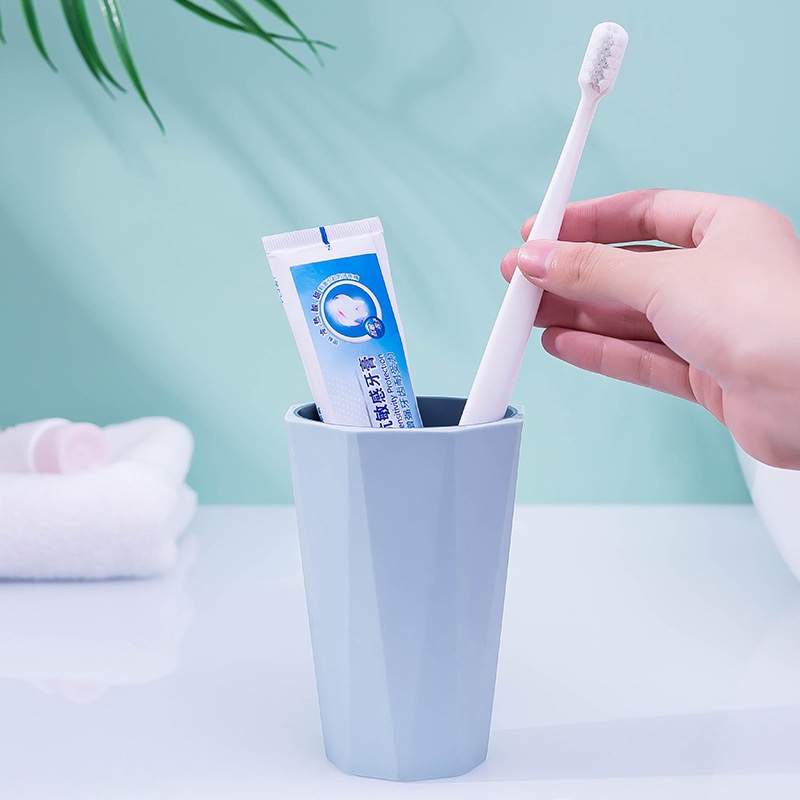 [HÀNG CÓ SẴN] Cốc nhựa đựng bàn chải đánh răng phong cách Bắc Âu cho phòng tắm trong nhà