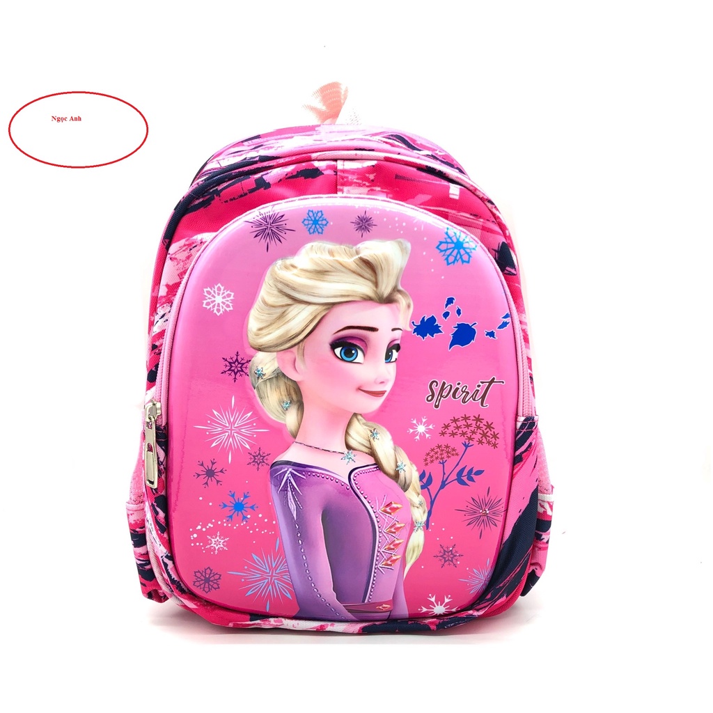 Balo mẫu giáo bé gái hình công chúa dễ thương, cặp sách cho bé từ 1- 5 tuổi