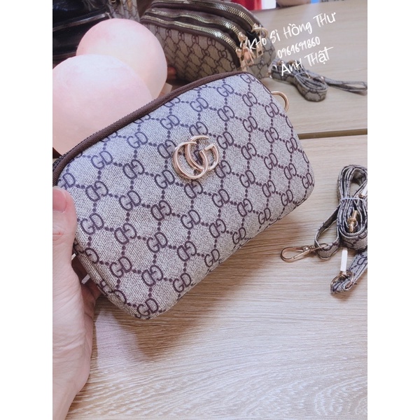 Túi xách nữ đeo chéo Gc nhiều ngăn ❣️Freeship❣️