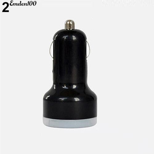 Tẩu sạc trên xe hơi 2 cổng USB 5V 2.1A/1A