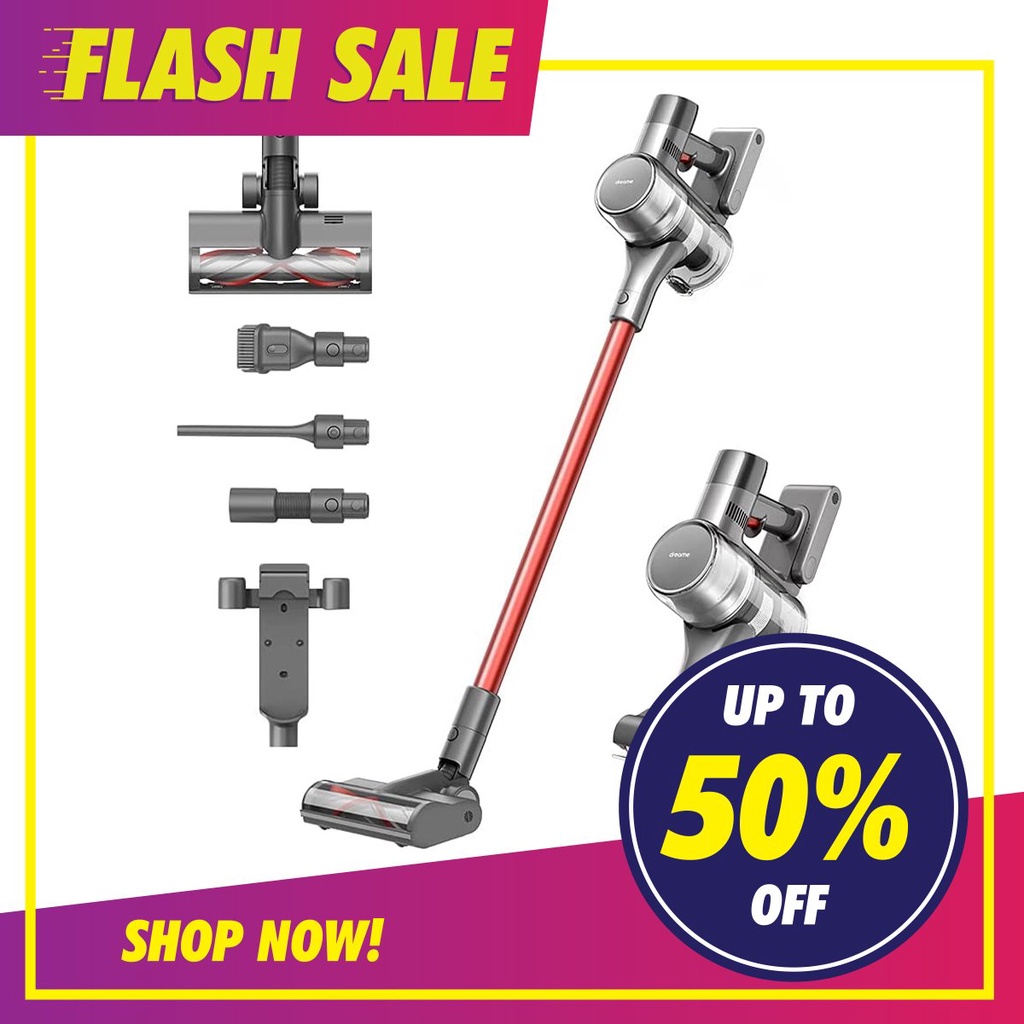 🍀FLASH SALE🍀Máy hút bụi cầm tay không dây thông minh Dreame T20 - Lực Hút 25.000 Pa - Phiên Bản Quốc Tế - BH 12 Tháng