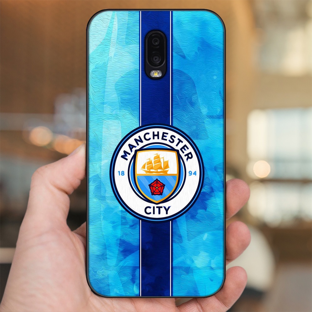 Ốp lưng Samsung J7 Plus viền đen in hình Manchester City MC