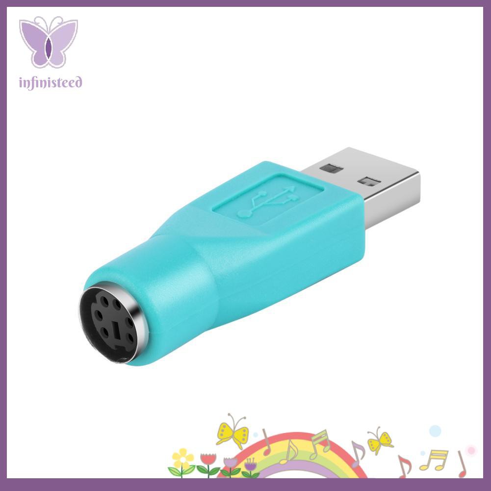 1 Đầu Chuyển Đổi Ps / 2 Female Sang Usb Male Cho Ps / 2 Old Mouse