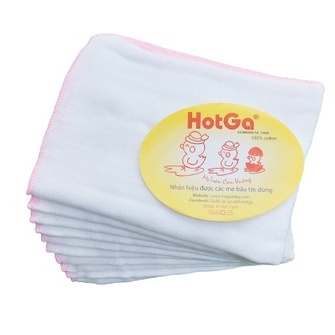 ComBo 10 khăn sữa Hotga 4 lớp 25x35 cm