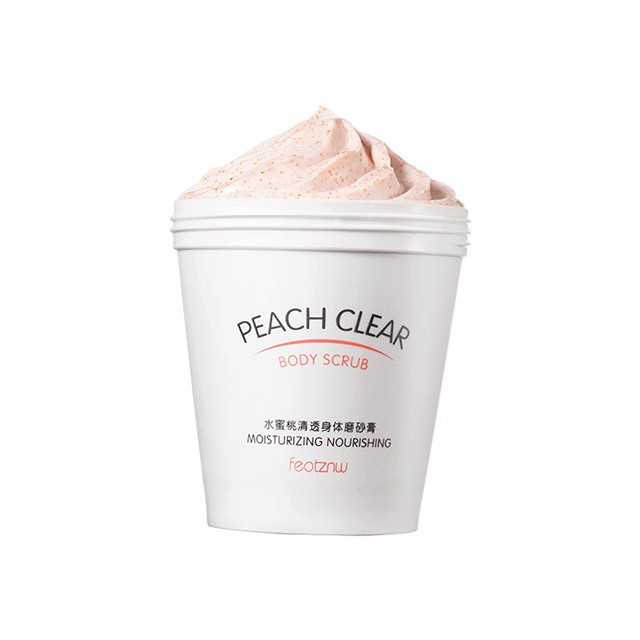 Kem Tẩy Tế Bào Chết Từ Trái Đào Body Peach Feotznw Peach Clear Body Scrub Dưỡng Ẩm Làm Trắng Da 200ml