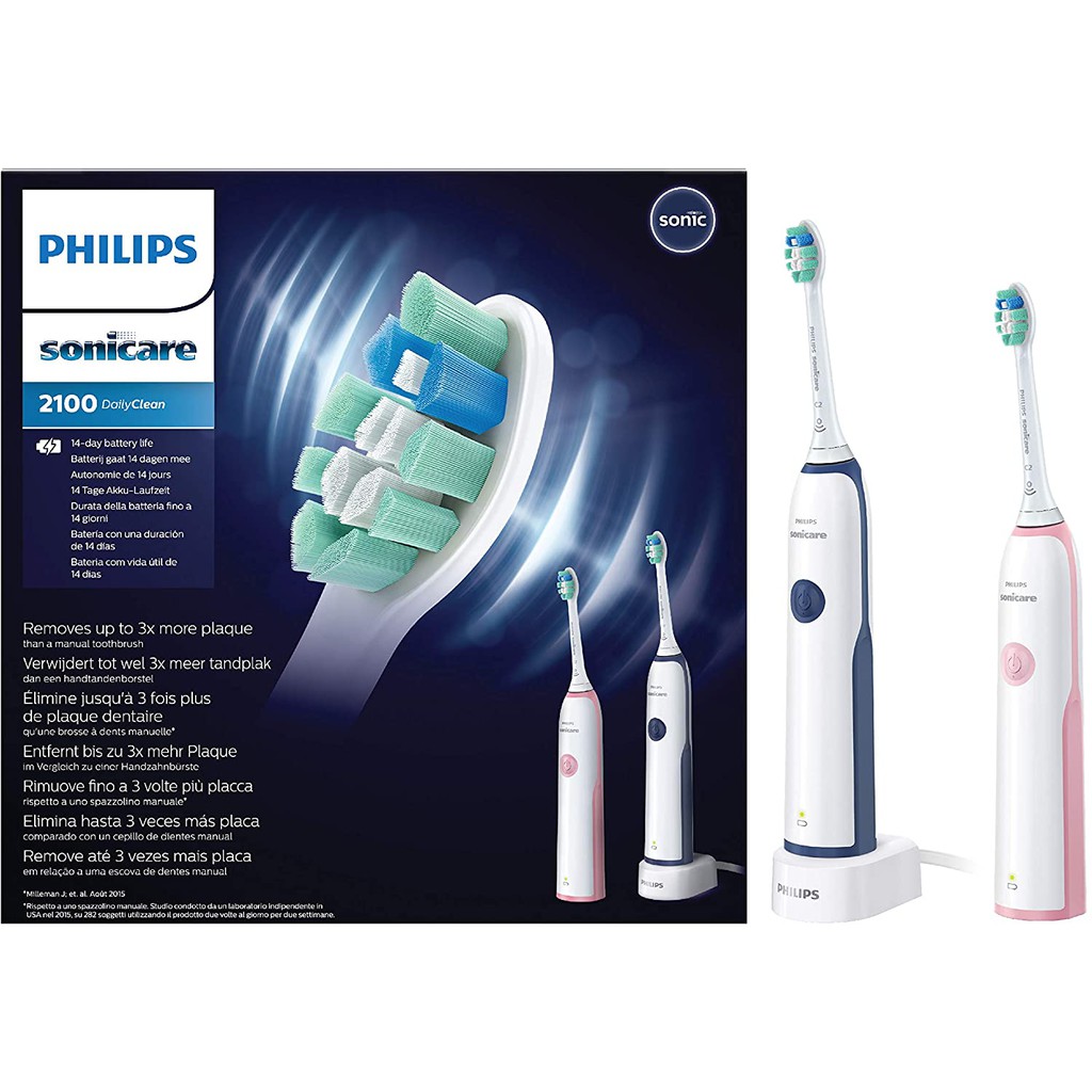 P.H.I.L.I.P.S SONICARE 2100 DUAL BÀN CHẢI RĂNG ĐIỆN