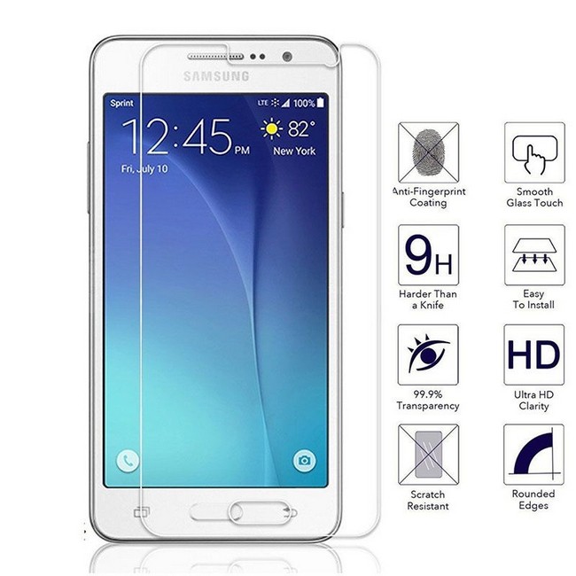 Tấm dán kính cường lực Samsung J7 PRO/PRIME/PLUS  hiệu Glass