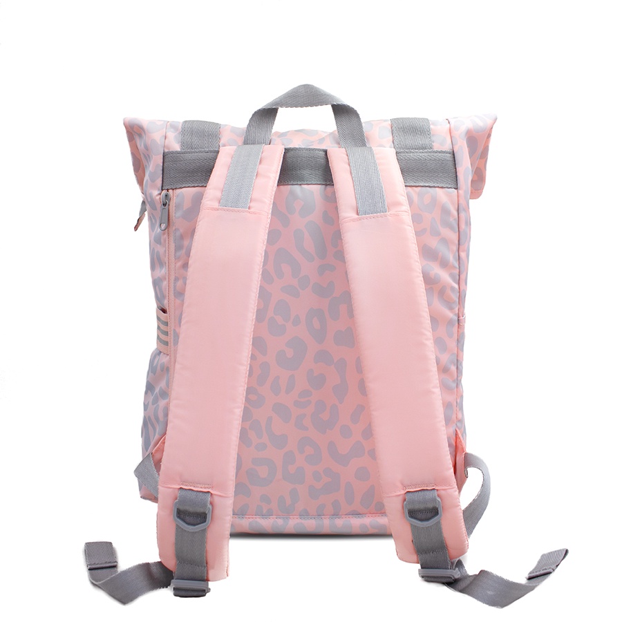 Ba Lô CLEVERHIPPO Kool Urban Roller Da Báo BKU5202/PINKGREY