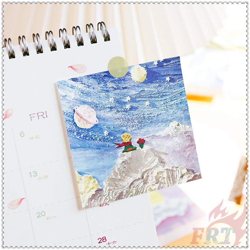 ❀ Giấy Ghi Chú Họa Tiết Tranh Sơn Dầu ❀ Set 100 Tờ Giấy Ghi Chú Nhiều Màu Sắc Dùng Để Ghi Chú / Lập Kế Hoạch