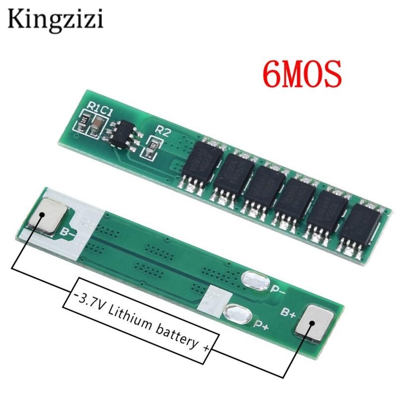 Bảng mạch bảo vệ pin 1S 7.5A 10A 15A 3.7V LI-ION 3 4 6MOS BMS PCM cho pin Lithium Lion 18650