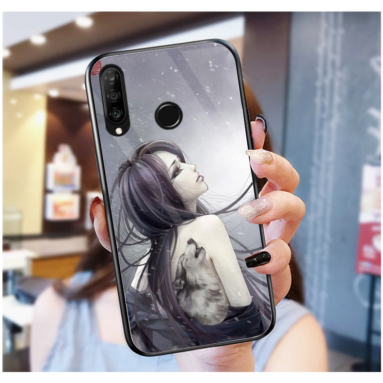 Ốp Lưng HUAWEI P30 Lite Ốp kính bóng cao cấp mới nhất