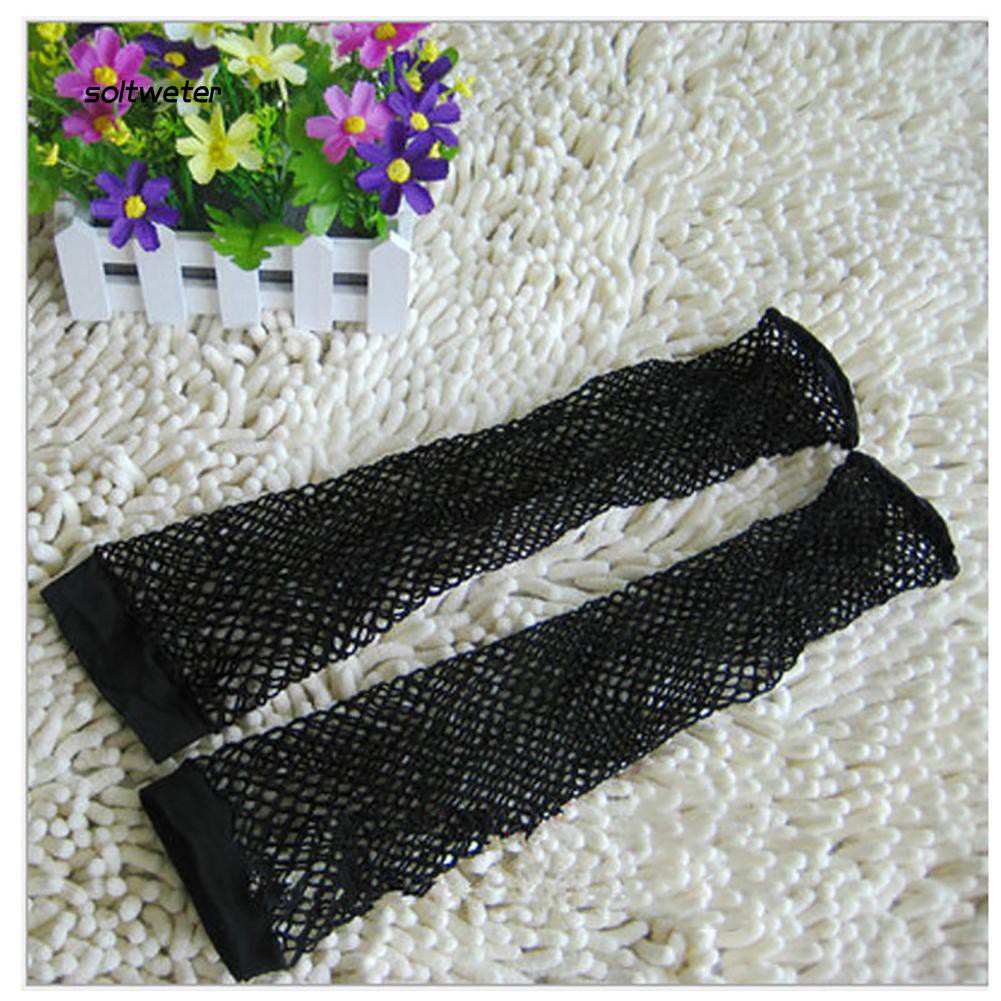 Vớ cao qua gối phối lưới xuyên thấu phong cách quyến rũ dành cho nữ