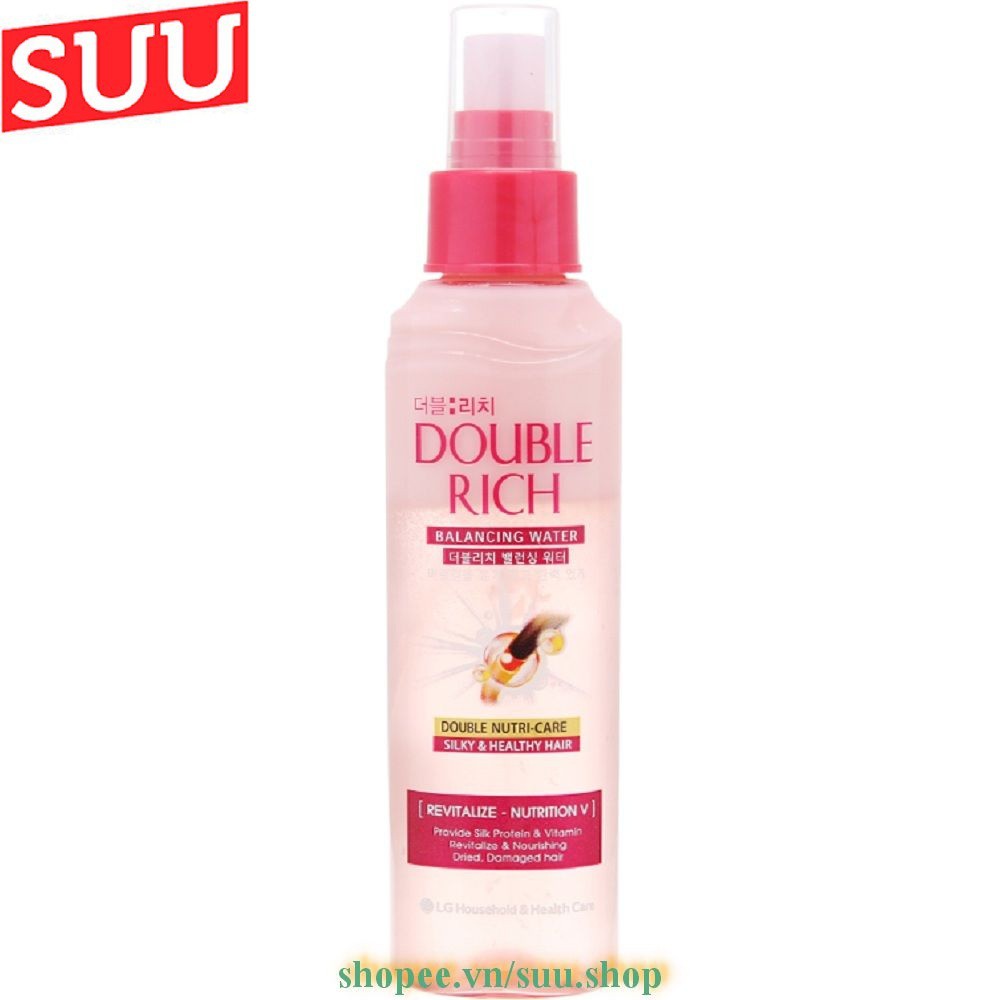 Xịt Dưỡng Tóc 120ml Double Rich Chăm Sóc Tóc Hư Tổn Mẫu Mới, suu.shop cam kết 100% chính hãng