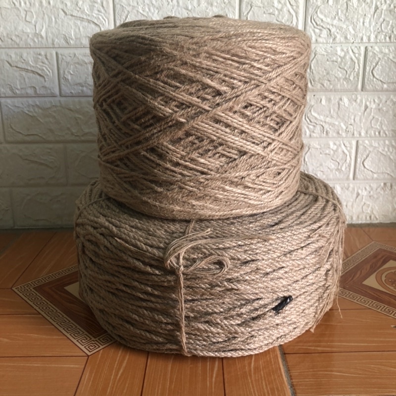 Dây thừng trang trí làm từ sợi gai 4mm-decor trang trí vintage