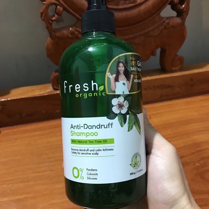 Dầu gội Fresh Organic từ hạt Macca/  tinh chất Tea tree 500ml | BigBuy360 - bigbuy360.vn