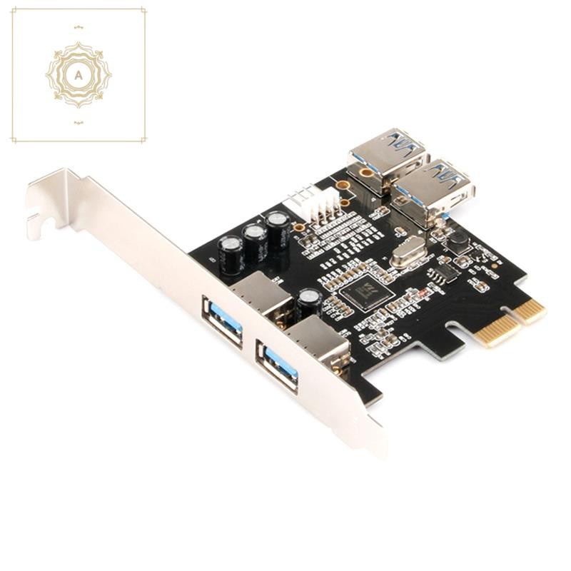 Card Mở Rộng Pci-E Sang Usb 3.0 4 Cổng 2 Cổng Usb 5gbps Thẻ
