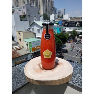 (500ml) Chai muối ớt đỏ tươi chấm hải sản, BBQ rất cay, rất ngon