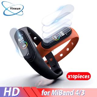 Bộ 5/10 Miếng Dán Bảo Vệ Màn Hình Cho Đồng Hồ Thông Minh Xiaomi Mi Band 4 3 Miband4