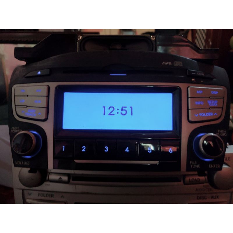 Đầu cd & radio AUX cho xe ô tô Huyndai Tucson 2004 2005