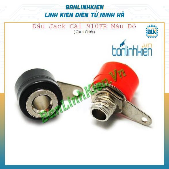 Đầu Jack Cái 910FR Màu Đỏ