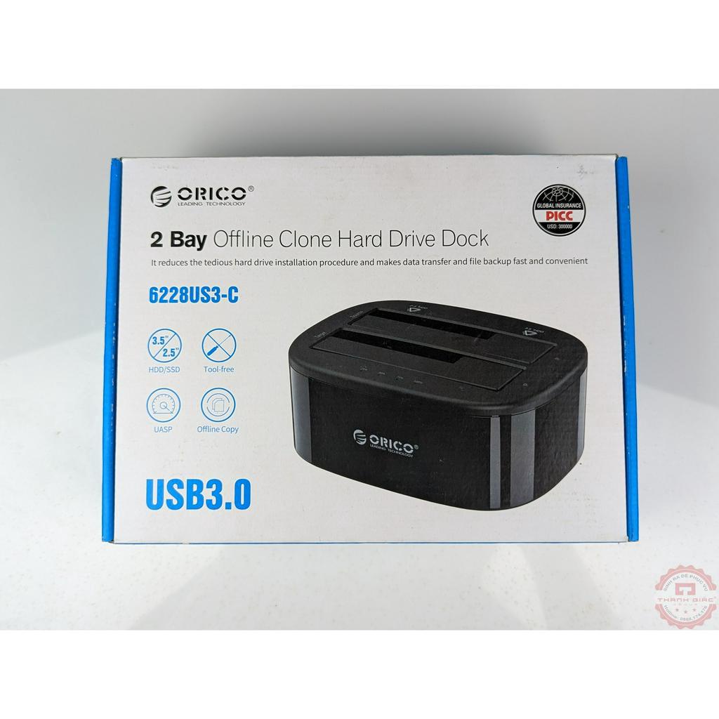 Dock Cắm Ổ Cứng Orico 6228US3-C - Tính Năng Sao Chép Dữ Liệu Không Cần Máy Tính (Clone)