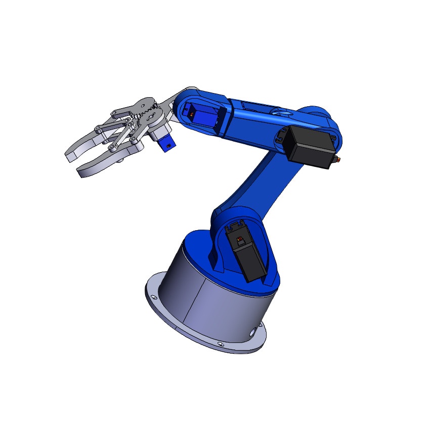 Cánh tay robot 5 bậc in 3D nhựa abs siêu bền - Siêu cứng cáp - Hỗ trợ lắp đặt - Tuỳ chọn màu sắc - TẶNG ỐC KÈM THEO.