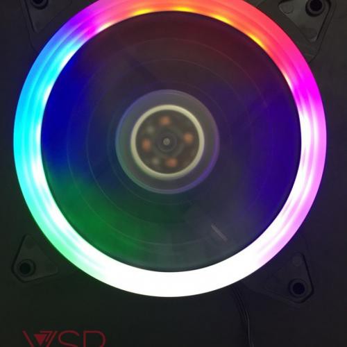 Fan Case V202 LED Tròn 2 Mặt (Double Circle )