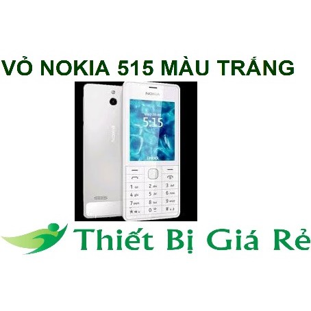 VỎ NOKIA 515 MÀU TRẮNG