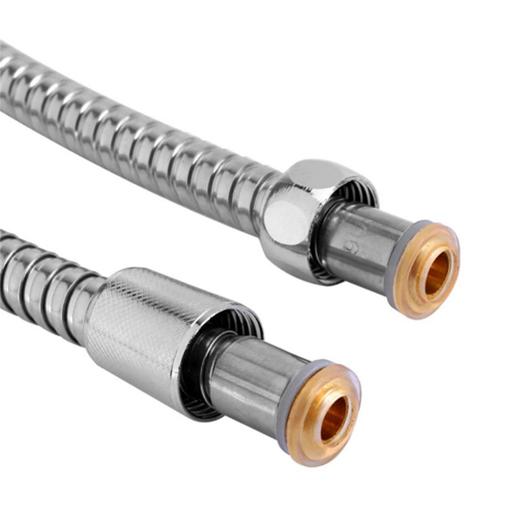 Ống Nước Đầu Vòi Hoa Sen Bằng Thép Không Gỉ Mạ Đồng Linh Hoạt Dài 1-3m Chất Lượng Cao Cho Nhà Tắm