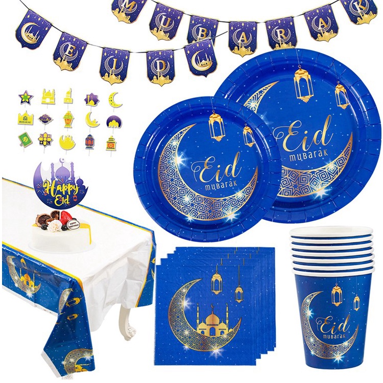 Phụ Kiện Trang Trí Bánh Sinh Nhật Kiểu Hồi Giáo Dễ Thương