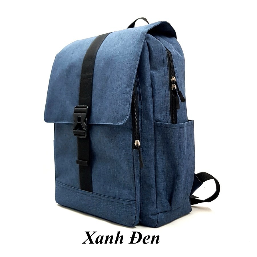 Balo nam nữ thời trang Laptop 15.6-Balo vải một khóa AVUH