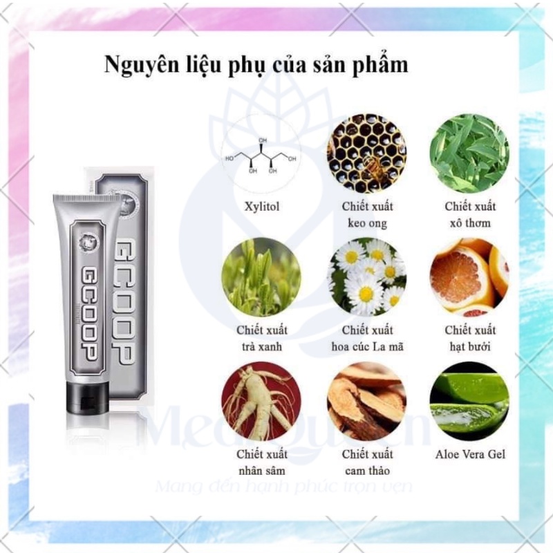 Kem đánh răng Hàn Quốc trắng răng GCOOP 150g sáng bóng