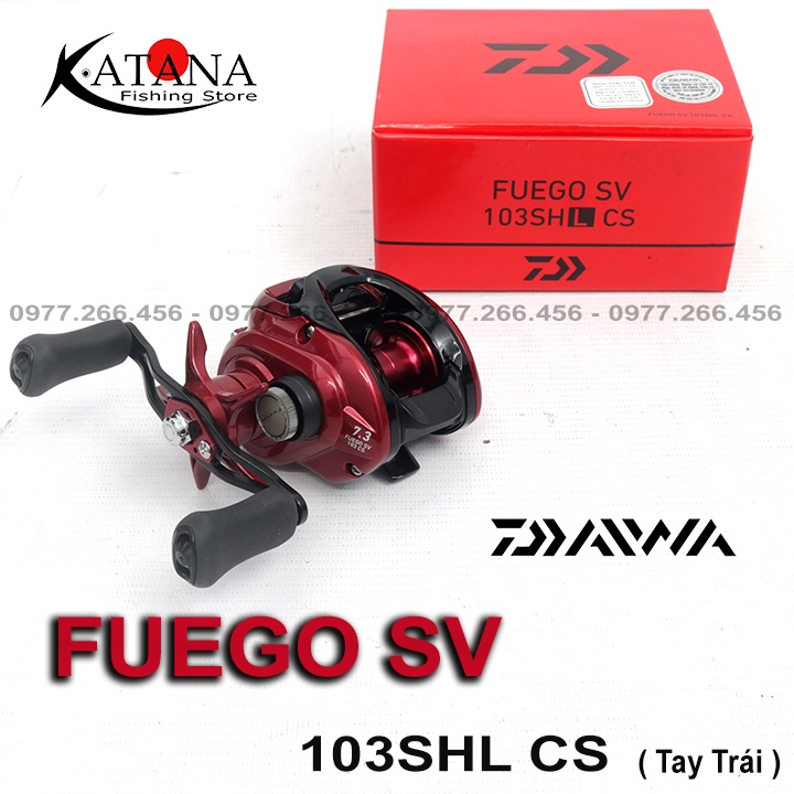 Máy câu ngang Daiwa Fuego SV 103SH/SHL CS