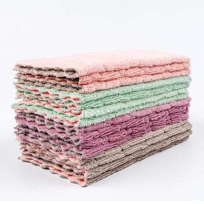 Khăn Lau Chén Dĩa Thấm Hút Chống Dính Dầu Tiện Dụng Cho Nhà Bếp