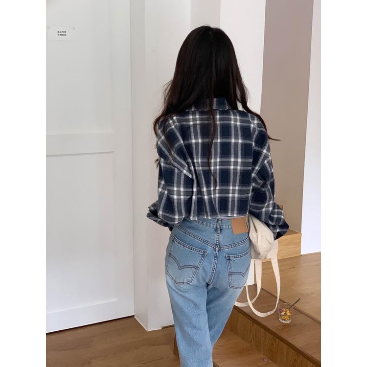 Áo Sơ Mi Nữ Dài Tay Cổ Bẻ Thời Trang Hàn