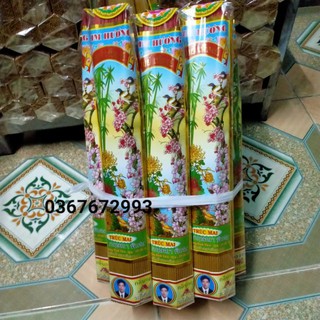 Nhang thơm dễ chịu Trúc mai hình lục giác cao 30cm, 40cm