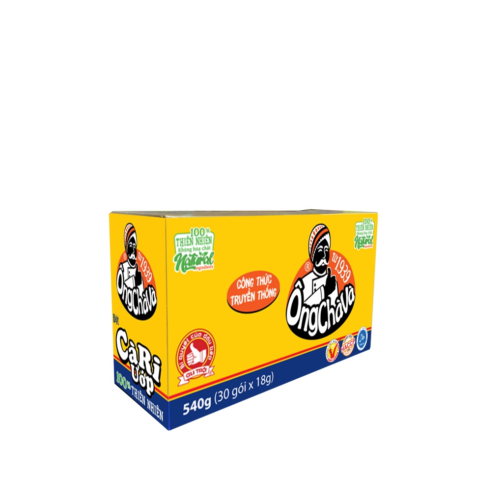 Combo 5 Gói Bột Cà Ri Ướp 18gram Ông Chà Và (Curry seasoning powder)