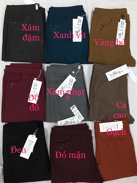 Quần cotton lỡ 9 tất size đại