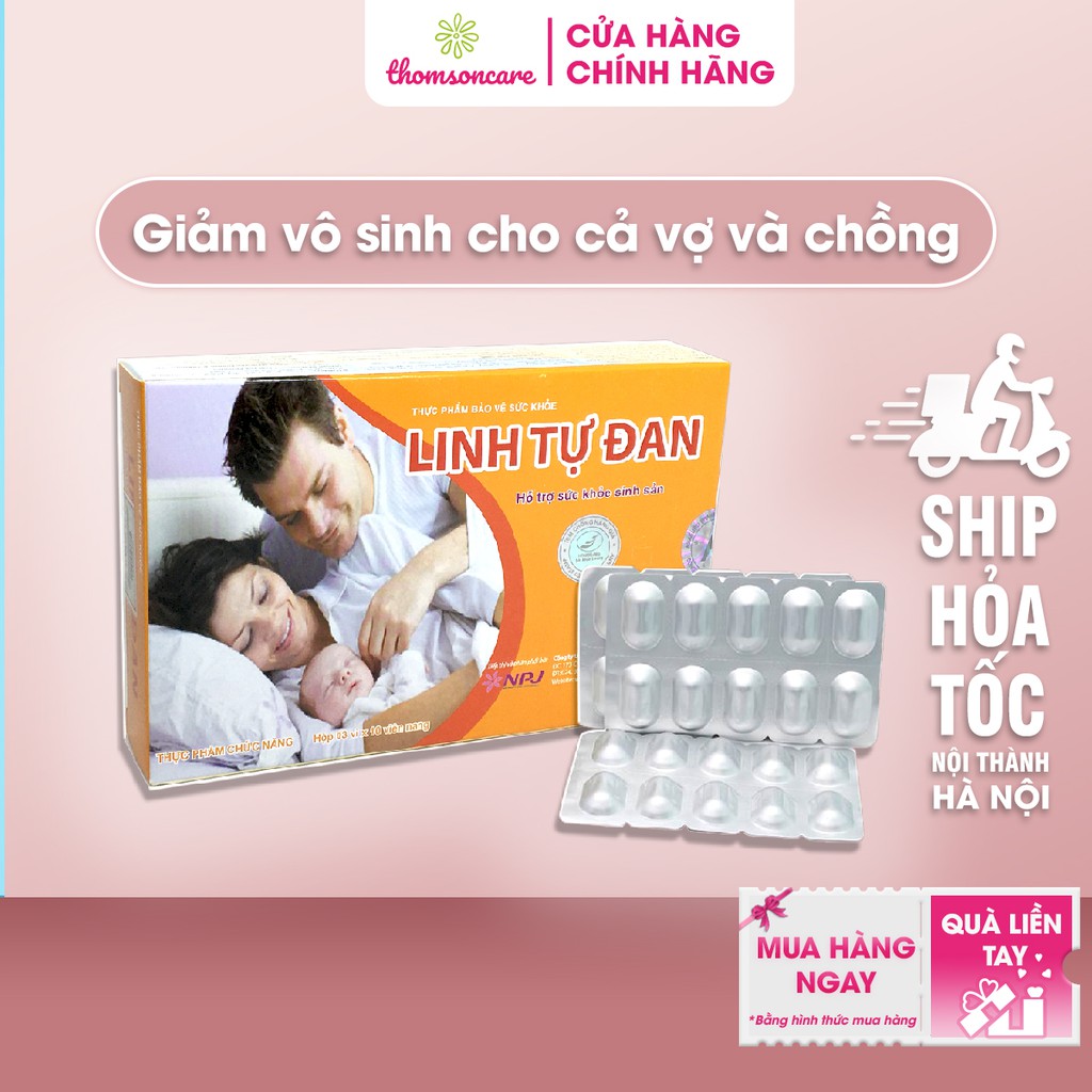 Linh Tự Đan - hỗ trợ giảm vô sinh, hiếm muộn cho cả vợ và chồng