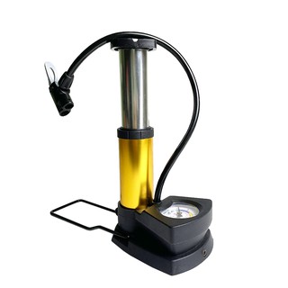 Bơm xe máy đạp chân đút cốp xe nhỏ gọn chuyên dụng đi phượt đi xe đường dài - Bảo hành 5 năm