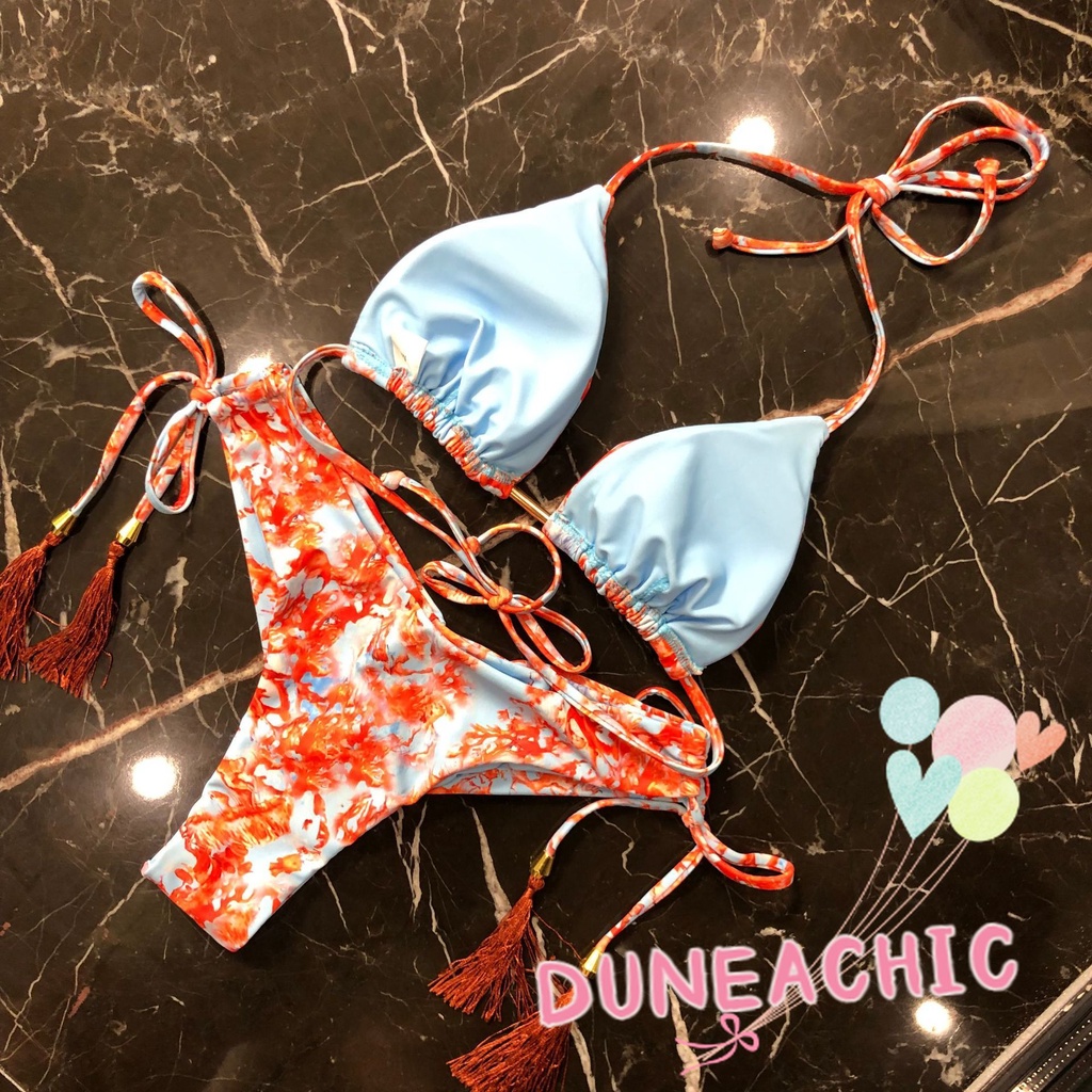 Bikini 2 Mảnh In Họa Tiết Gợi Cảm Cho Nữ