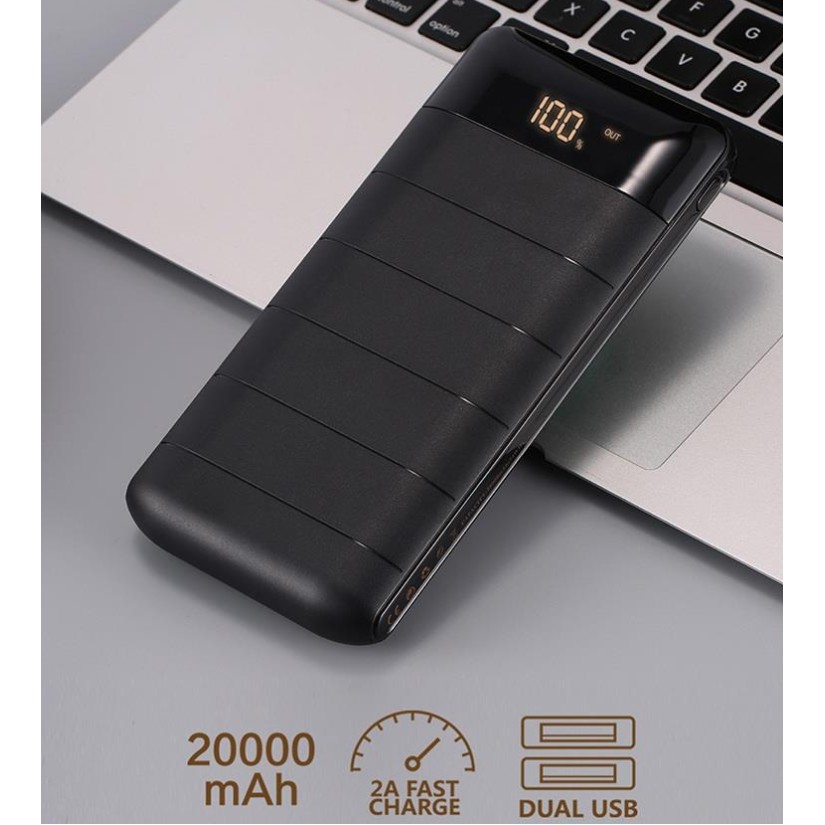 Pin sạc dự phòng 20000mAh - Hàng chính hãng WK - Bảo hành 12 tháng tại shop