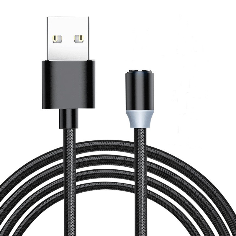 Dây Cáp Sạc Từ Tính micro usb Loại c Có Đèn Cho iphone android