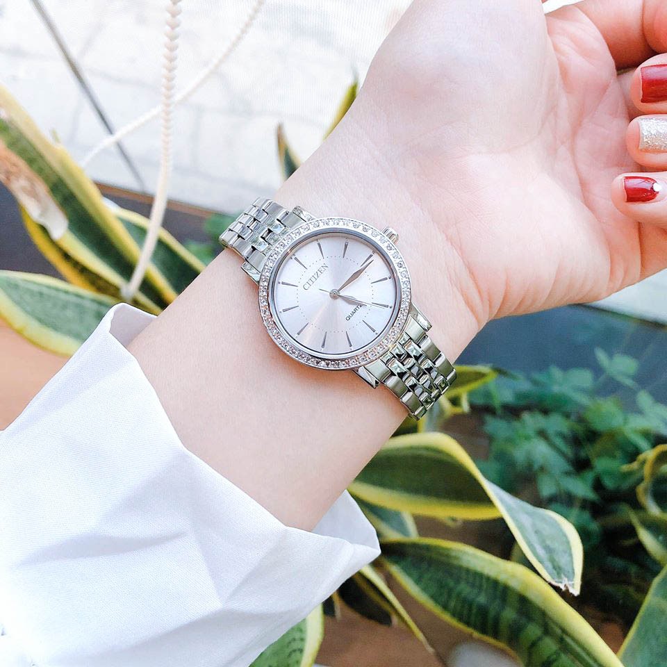 Đồng Hồ Nữ Citizen EL3040-80A Dây Kim Loại
