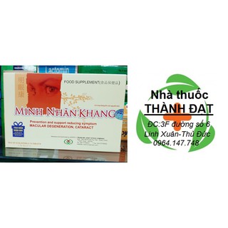 Minh nhãn khang hộp 30 viên