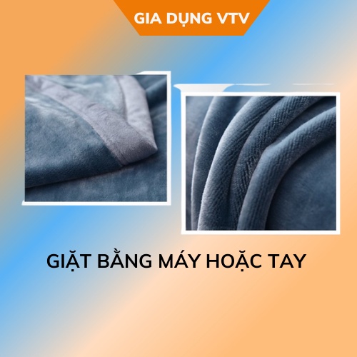Chăn lông thỏ nhung tuyết, Chăn lông vtv tuyết nhung muji 2m*2m2 nặng 2.2kg