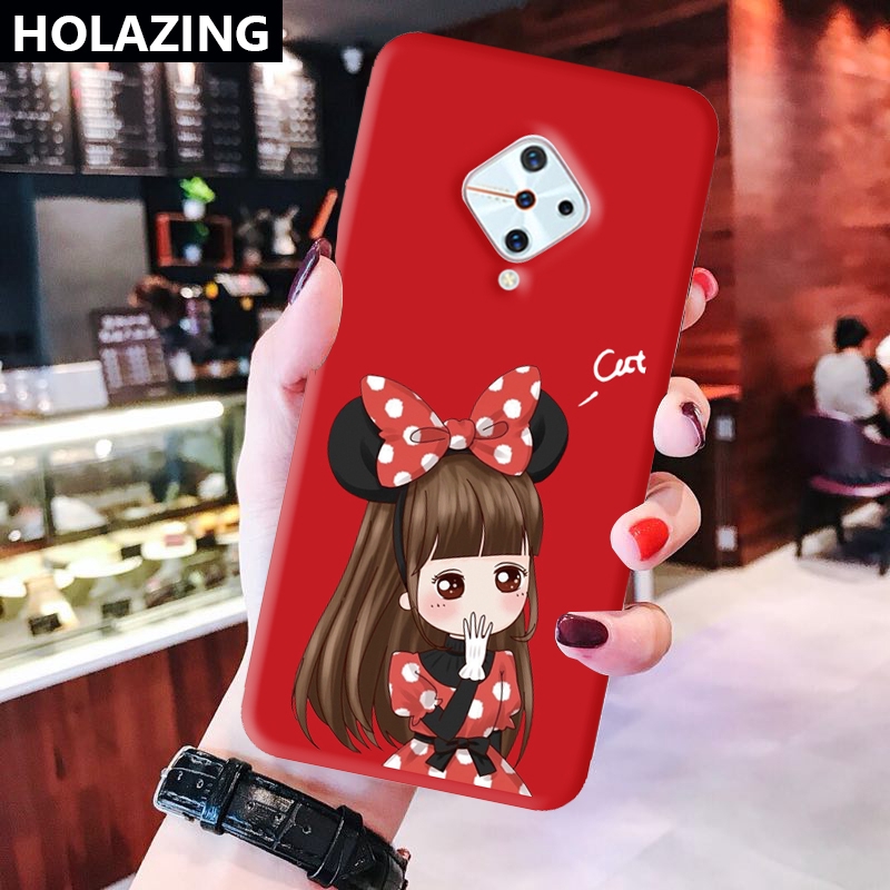 Ốp Điện Thoại TPU Dẻo In Hình Cặp Đôi Cho Vivo S1 Pro