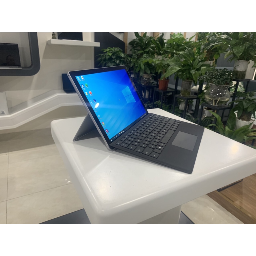 Máy tính Microsoft Surface Pro 6 chính hãng like new mới 99% màu bạc Surface Pro 2018 Core i5 RAM 8GB SSD 128GB -HY22